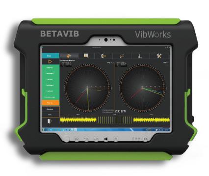 Betavib Vibworks Vibration Analyzer-Data Collector and Balancer