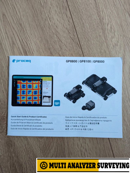 Proceq GP8100 Portable Concrete GPR Array