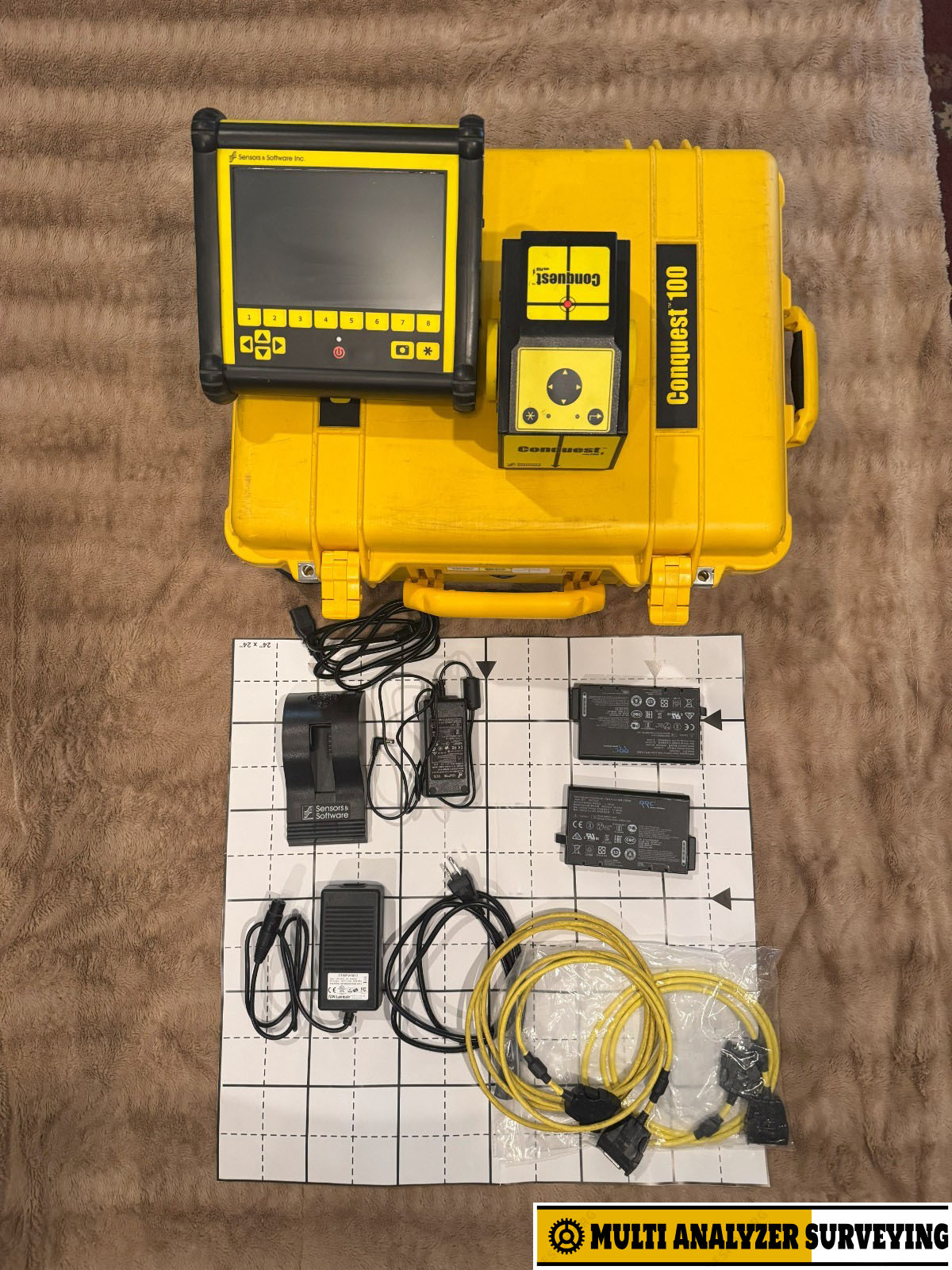 Sensor and Software Conquest 100 GPR and Concrete Scanner